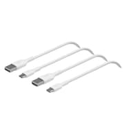Belkin Boost Charge USB-C to USB-A, 1Mm, 2Pack, White product image