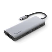 Belkin Connect USB-C 7-in-1 Multiport Hub Adapter-USB-C 3.0, 2x USB-A BC1.2 Ports-4K product image