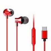 Aiwa Earphones with Microphone Type-C, Red product image