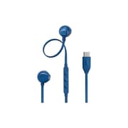 JBL T305C-BU In-Ear Earphones, USB, Microphone, Blue product image