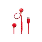 JBL T305C-BU In-Ear Earphones, USB, Microphone, Red product image