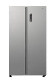 CHiQ Side by Side Refrigerator A+, 525Lit, No Forest, Fast Cooling System, Glass Shelf, Inox product image