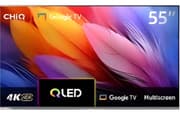 CHIQ TV 55Inch QLED UHD, Smart Google TV, 4HDMI & 2USB, 120Hz, Dolby Vision, HDR10+ product image