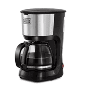 Black & Decker American Coffee Maker, 1.2Lit, 750Watts, Black & Steel product image