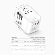 Ldnio Fast Wall Charger Adapter GaN, 65Watts, White product image