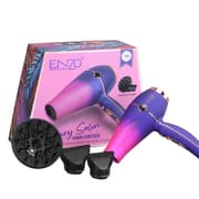 Enzo Luxury Salon Hair Dryer,4X Faster Smart Motor, 1800Watts, Blue & Purple product image