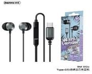Remax Wired In-Ear Handfree With Mic Lightning Audio Stereo Type C product image