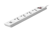 Huntkey Power Strip 4 Socket & 2 Usb Ports 2.4A product image