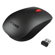 Lenovo Wireless Optical Mouse, 1000DPI Red Rubber Roller, Black product image