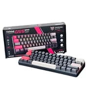 Onikuma USB Wired Gaming Keyboard, RGB Custom Backlight, Custom Keycap Replacement, Black product image