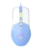Onikuma Gaming Mouse Optical Sensor 7200 DPI, Braided Cable, RGB Lighting, Blue product image