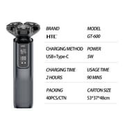 HTC Rotating Tripler Shaving, Grey product image