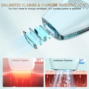 DEESS IPL Hair Removal Device Unisex: for both men and women, 0.9s/flash with smart automatic product image