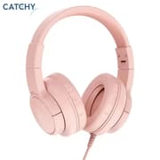 Wiwu Wired Foldable Over-Ear Headset, Pink product image