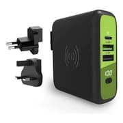 Goui Mbala Qi Wall Charger & Power Bank 8000Mah, Black product image