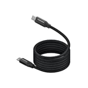Promate Magnetic Fast Charger Cable, Type-C to Type-C, 1.2Mm, 60Watts, Black product image