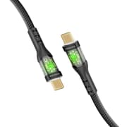 Promate Ultra Fast Charger Cable, Type-C to Type-C, 1.2Mm, 60Watts, Navy product image