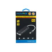 HAING Aluminium Type C Hub 4 Port USB 3.0 Adapter product image