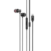 Promate Vibe-LT MFI Ergonomic IN-EAR Wired Lightning Earphones, Black product image