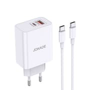 Jokade Wall Charger, 25Watts, White product image