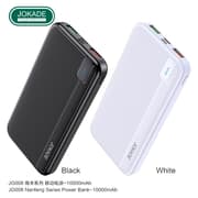 Jokade Power Bank, 10000Mah, Black & White product image