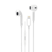 Rockrose Solo LT Lightning Earphones, White product image