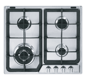 Elba Built in Gas Hob, 60Cm, 4Burners, Stainless Steel product image