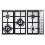 Elba Built in Gas Hob, 60Cm, 5Burners, Stainless Steel Body product image
