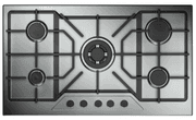 Tekmaz Built in Hob Gas cooker, Full Safety, Stainless Steel product image