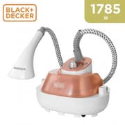Black & Decker Manual Garment Steamer,1785 Watts, White product image