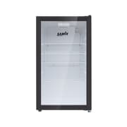 Samix Refrigerator Cooler Mini Bar, Glass Door, 93Lit, Black product image
