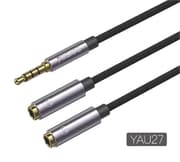 Yesido Headset Audio Cables, Audio Splitter 3.5M, Black product image