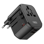 XO Universal Travel Charging, 20Watts, Black product image