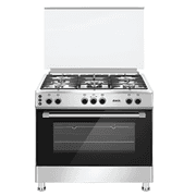 Odul Gas Cooker, Full-Safety Turbo Fan, 90Cm, Stainless Steel / Black product image