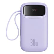 Baseus Pow 2 Digital Display Fast-Charging Power Bank with 2 Built-in Type-C, Purple product image