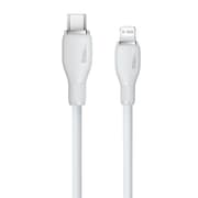 Baseus Pudding Series Fast Charging Cable Type-C to Ip, 20 Watts, 2M, Stellar White product image