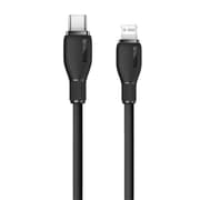 Baseus Pudding Series Fast Charging Cable Type-C to Ip, 20 Watts,1.2M, Cluster Black product image