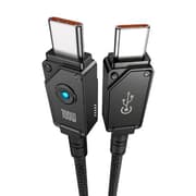 Baseus Unbreakable Series Fast Charging Data Cable Type-C to Type-C, 100Watts, 1Mm, Cluster Black product image