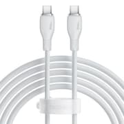 Baseus Pudding Series Fast Charging Cable Type-C to Type-C, 100Watts, 1.2Mm, Stellar White product image