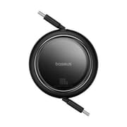 Baseus Free2Draw Mini Retractable Charging Cable Type-C to Type-C, 100Watts, 1Mm, Cluster Black product image
