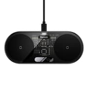 Baseus Digital LED Display 2in1 Wireless Charger, 20Watts, Black product image