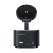Baseus Mag Pro Series II 7-in-1 HUB Magnetic Wireless Charging, 15Watts, Cosmic Black product image