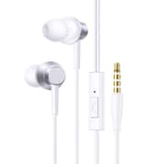 Baseus Enock Wired Earphones, Moon White product image
