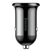 Baseus Grain Pro Dual USB Car Charger 4.8A — Black (CCALLP-01) product image