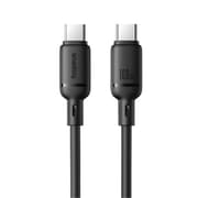 Baseus Silky Series Fast Charging Cable, Type-C to Type-C, 1Mm, 100Watts, Cluster Black product image