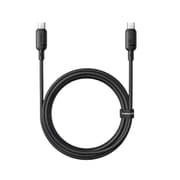 Baseus Silky Series Fast Charging Cable, Type-C to Type-C, 2Mm, 100Watts, Cluster Black product image