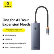 Baseus Ultra Joy Series 7-Port HUB Docking Station Space Grey, Type-C product image