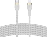 Belkin Boost Charge PRO Flex, USB-C to USB-C Braided Silicone Cable, 3Mm, White product image