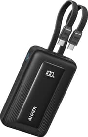 Anker Zolo Power Bank, Built-In Dual USB-C Cables, 10000Mah, 35Watts, Black product image