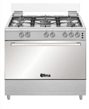 ELMA Gas Free Stand Steel, Full safety, Double fan, Double Turbo, 5Burners, Stainless Steel product image